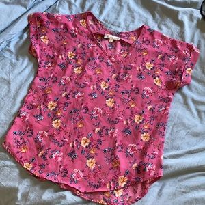 PINK FLORAL BLOUSE 🌸🌼 SIZE S